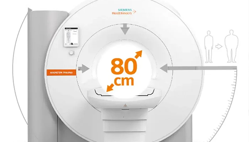 Extra wide bore MRI system